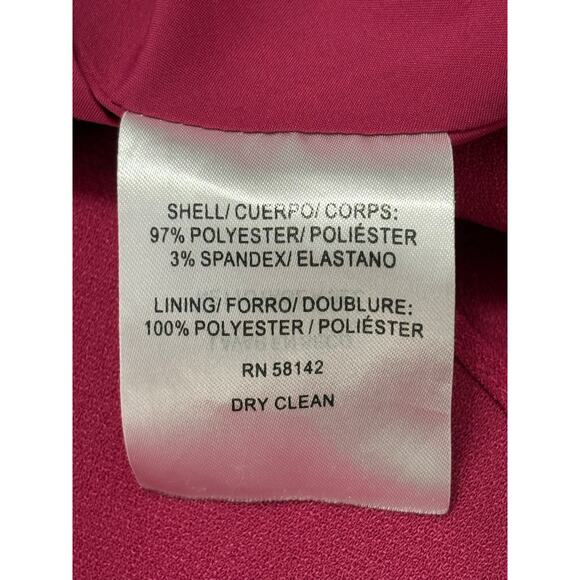 Gal Meets Glam Collection Regina Swing Dress Women's 2 Pink Fit & Flare Pockets - Picture 13 of 13